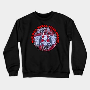 She Will Steal Your Heart Crewneck Sweatshirt